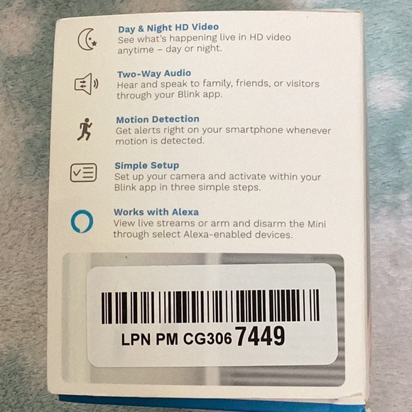 Blink Mini Indoor Plug-in HD Smart Security Camera - Picture 2 of 5